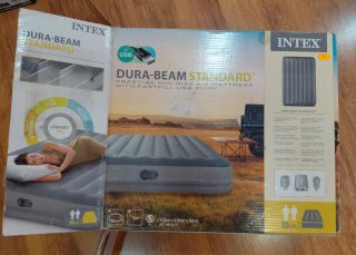 Colchón Hinchable Doble Intex 152x203x30cm
