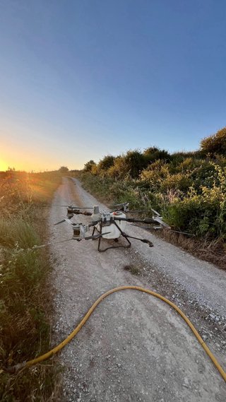 TRATAMIENTO Y FUMIGACIÓN Dron DJI Agras T100