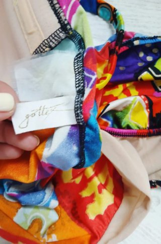 Conjunto Vintage Bañador y Pareo Gottex Multicolor