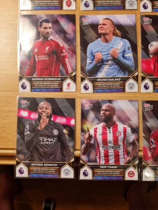 Lote 12 cartas Topps Now Premier una numerada
