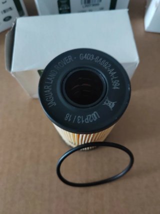 10 filtros Aceite Jaguar Land Rover LR073669.