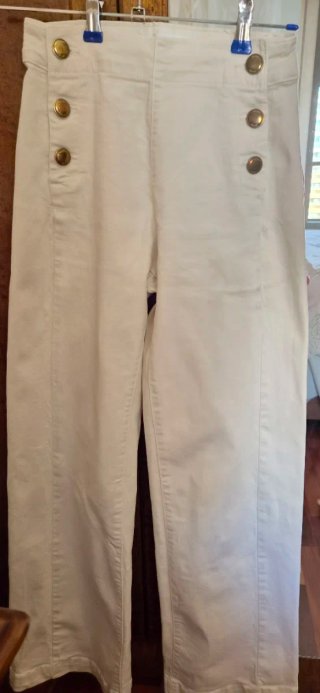 Pantalón Stradivarius Talla 34 Beige