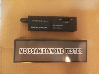 Probador de diamantes y moissanita