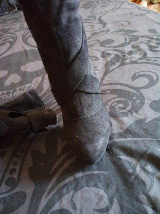Botas de tacón altas negras