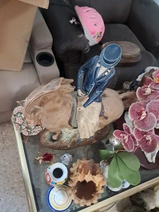 Caballo con jinete de colección