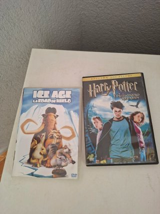 DVD Ice Age y Harry Potter Prisionero Azkabán