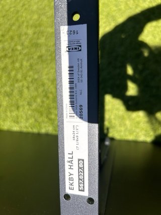 Estante madera negro-marrón Ikea