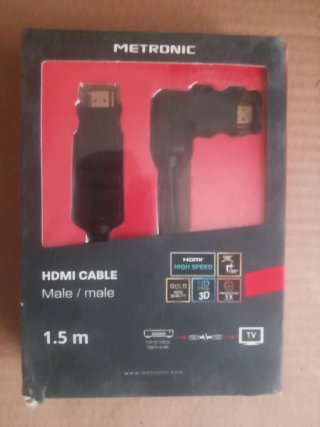 Cable HDMI Metronic 1.5m Male/Male