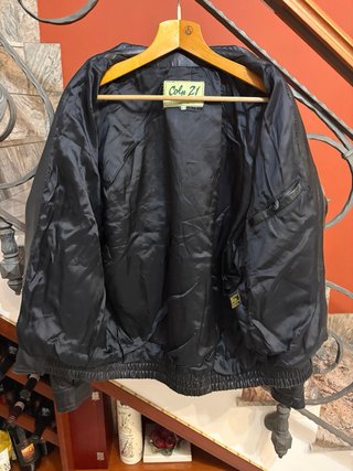 Giacca biker in vera pelle morbida vintage