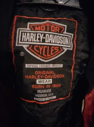Giacca Bomber Harley Davidson Vintage Rossa