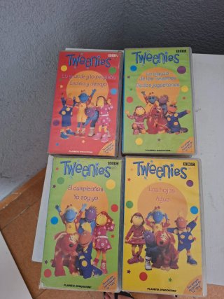 Lote 4 Cintas VHS Tweenies (Español)