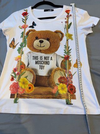 T-shirt Moschino Orso Teddy Bear & Fiori