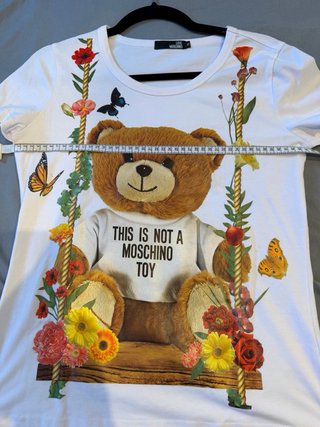 T-shirt Moschino Orso Teddy Bear & Fiori