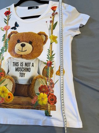 T-shirt Moschino Orso Teddy Bear & Fiori