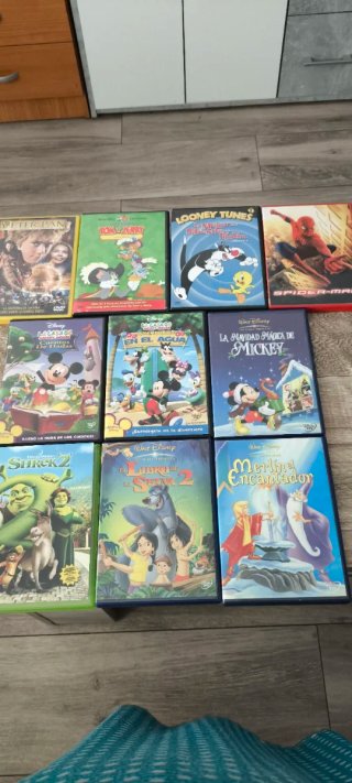 Lote 10 Películas DVD Infantiles Variadas