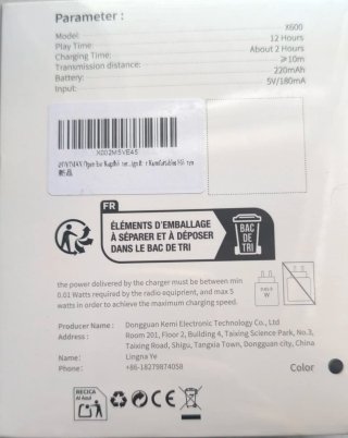 Auriculares Zovimax Air Conduction sin abrir