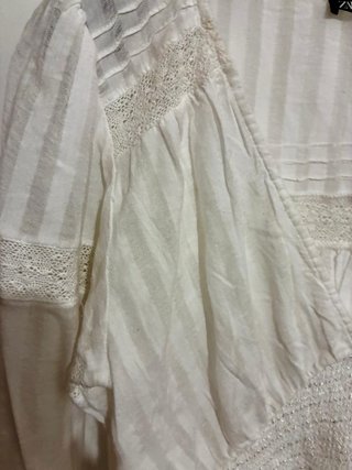 Blusa Zara Bohemio Romántico XS