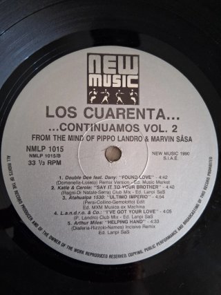 Disco Vinile Compilation Los Cuarenta