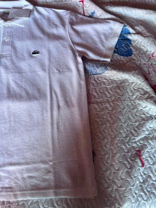 Camiseta Polo Lacoste Blanca Talla M Nueva