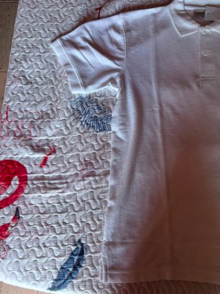 Camiseta Polo Lacoste Blanca Talla M Nueva