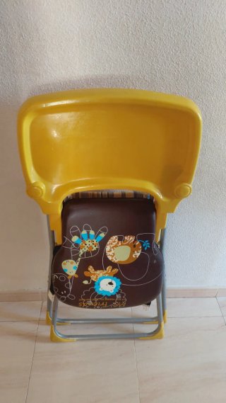Trona Plegable Bebe con Bandeja