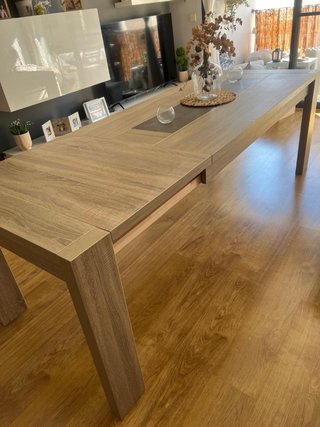 Mesa Comedor Extensible + 6 Sillas regalo