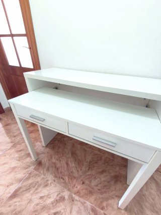 Escritorio blanco 2 alturas
