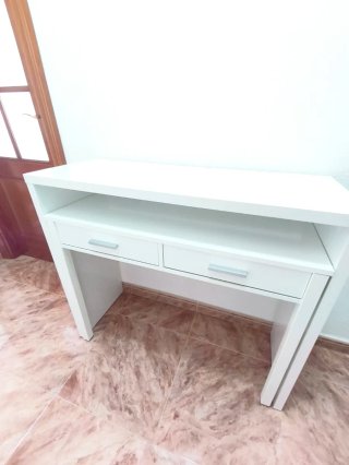 Escritorio blanco 2 alturas