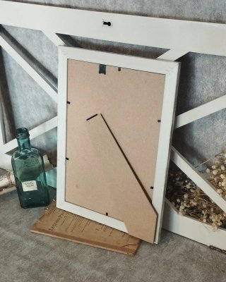 Quadro Decorativo Bagno Giraffa Invecchiato