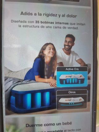 Colchón King con bomba eléctrica