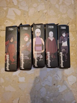 Lote Playmobil Naruto Shippuden - 5 Figuras
