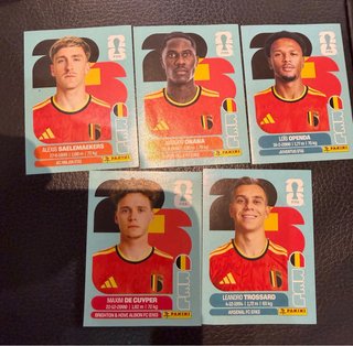 Cromos Mundial 2026 Bélgica
