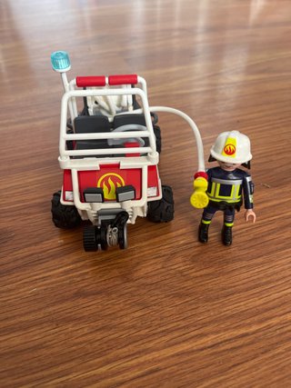 Coche Bomberos Playmobil con Figura
