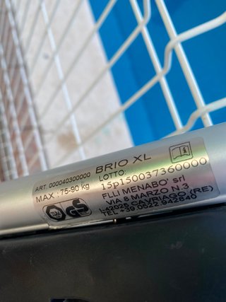 Barras techo Menabo Brio XL aluminio 131 cm