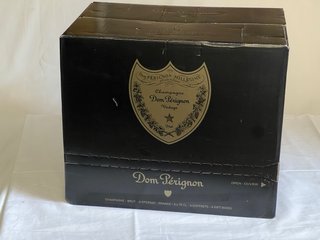 6 Bottiglie Vuote Dom Pérignon 2010 + Scatola