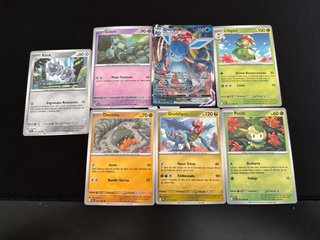 Cartas Pokémon: Klink, Golett, Glaceon VMAX, Lilli