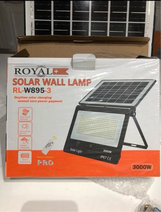 Faro Solare 3000W Royalplus con Telecomando