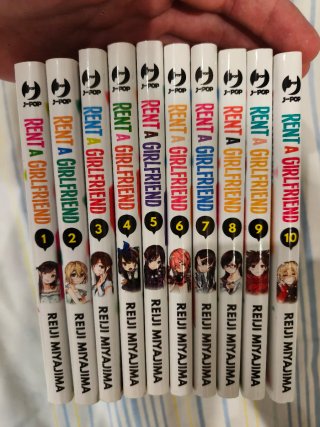 Lotto Manga Rent a Girlfriend vol. 1-10 (J-POP)
