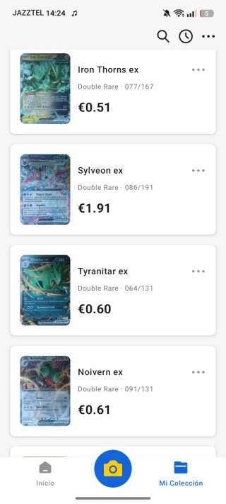 Cartas Pokémon Recién Chequeadas pone precio 77,15