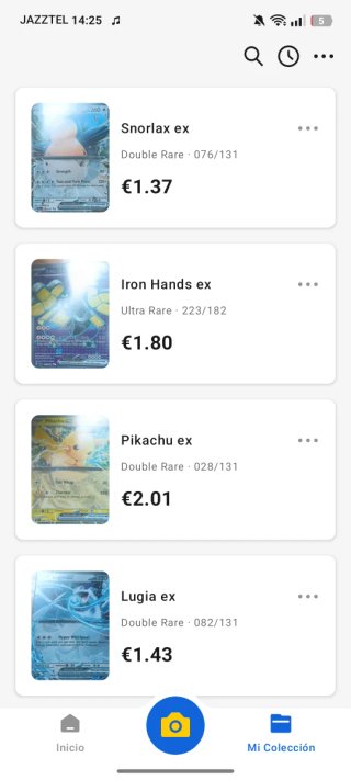 Cartas Pokémon Recién Chequeadas pone precio 77,15