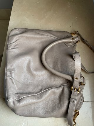 Bolso Marc Jacobs Cuero Beige Dorado