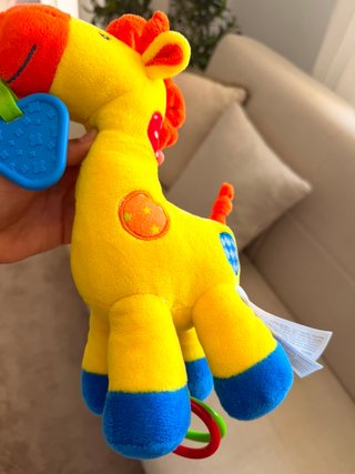 Peluche Jirafa Bebé Sonajero Mordedor