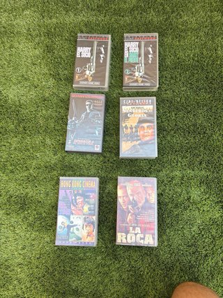 Lote 6 VHS Cine de Culto y Acción