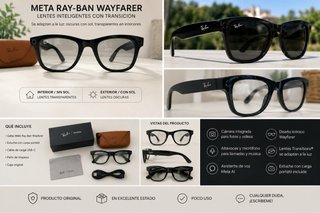 Gafas Ray-Ban Meta Wayfarer Inteligentes