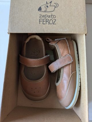 Zapato Feroz Aitana Piel Nut Talla L