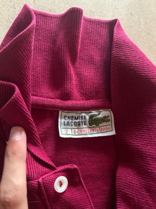 Polo Lacoste Rojo
