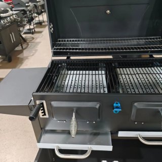 Barbacoa Premium Acero Inoxidable Negra