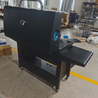 Barbacoa Premium Acero Inoxidable Negra