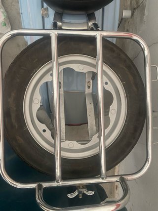 Portaequipajes Rueda Lambretta Cromado