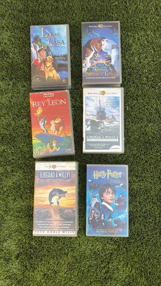 Lote 6 Películas Infantiles VHS